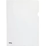 Viking Premium Klarsichthülle DIN A5 Transparent PP (Polypropylen) 120 Mikron 25 Stück