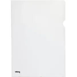 Viking Premium Klarsichthülle DIN A5 Transparent PP (Polypropylen) 120 Mikron 25 Stück