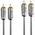 Lindy Audiokabel RCA-Stecker - RCA-Stecker 1,0m (35345)