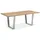 Niehoff Noah Gartentisch 160-260 x 95 x 76 cm Teak geölt/silber