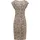 Ragwear Sommerkleid Midikleid Taggien Print Braun 42