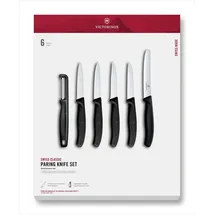 Victorinox Swiss Classic Tomaten-/Tafelmesser 6-tlg. schwarz