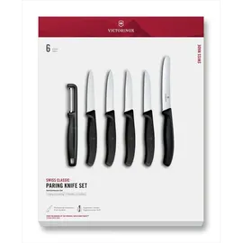 Victorinox Swiss Classic Tomaten-/Tafelmesser 6-tlg. schwarz