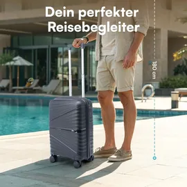 Xonic Hartschalenkoffer M 4-Rollen Cabin 55 cm / 40 l grün