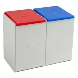 Wertstoffmodulsystem, 2-er Element (ohne Deckel), 60 Liter Volumen