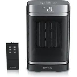 Brandson Heizlüfter 1500 W Schwarz/Silber