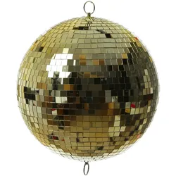 Spiegelkugel 30cm gold Discokugel für Werbe-Dekozwecke Schaufenster