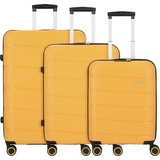 American Tourister air move 4 Rollen Kofferset 3-teilig, sunset yellow