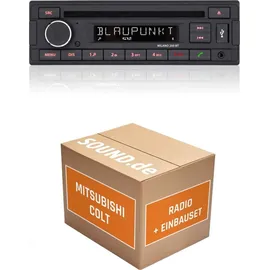 JUST SOUND best choice for caraudio Autoradio Einbaupaket Blaupunkt Milano 200 BT für Mitsubishi Colt CA0 | Bluetooth USB