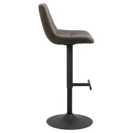 Actona 2er Set Actona Barhocker Adisa Stoff Braun Graubraun