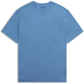Bergans Logo Merino Tee Herren Blau L