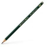 Faber-Castell Bleistift 9000 2B 12 St. Grün