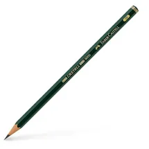 Faber-Castell Bleistift 9000 2B 12 St. Grün