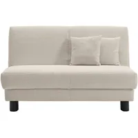 Carryhome Schlafsofa, Beige, Textil, 2-Sitzer, Füllung: Schaumstoff, 145x85x100 cm, Made in Germany, Typenauswahl, Bettkasten erhältlich, Fußauswahl, Stoffauswahl, Liegefunktion, Schlafen auf Sitzhöhe, Rücken echt, Kinder- & Jugendzimmer, Jugendmöbel, Jugendsofas