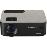 Lenco LPJ-700 Mini Beamer - Bluetooth Beamer - Mini Projektor 4000 Lumen - 30.000 Stunden Lebensdauer - Full HD - Bluetooth 5.0-2 x HDMI - USB - Fernbedienung - Schwarz/Grau