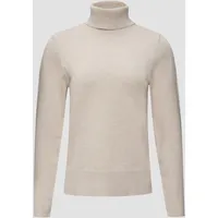 S.Oliver - Feiner Rollkragenpullover mit Ajour-Details, Damen, Beige, 46