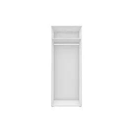 fabryka mebli idczak Drehtürenschrank Franco 80 x 199 x 51 cm Weiß