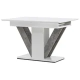 Livetastic Disa 120 x 76 x 80 cm grau/weiß