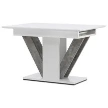 Livetastic Disa 120 x 76 x 80 cm grau/weiß