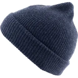 Wintermütze Berkeley Rip Strickmütze Beanie Mütze Wollmütze Unisex 100% Kaschmir blau No Size