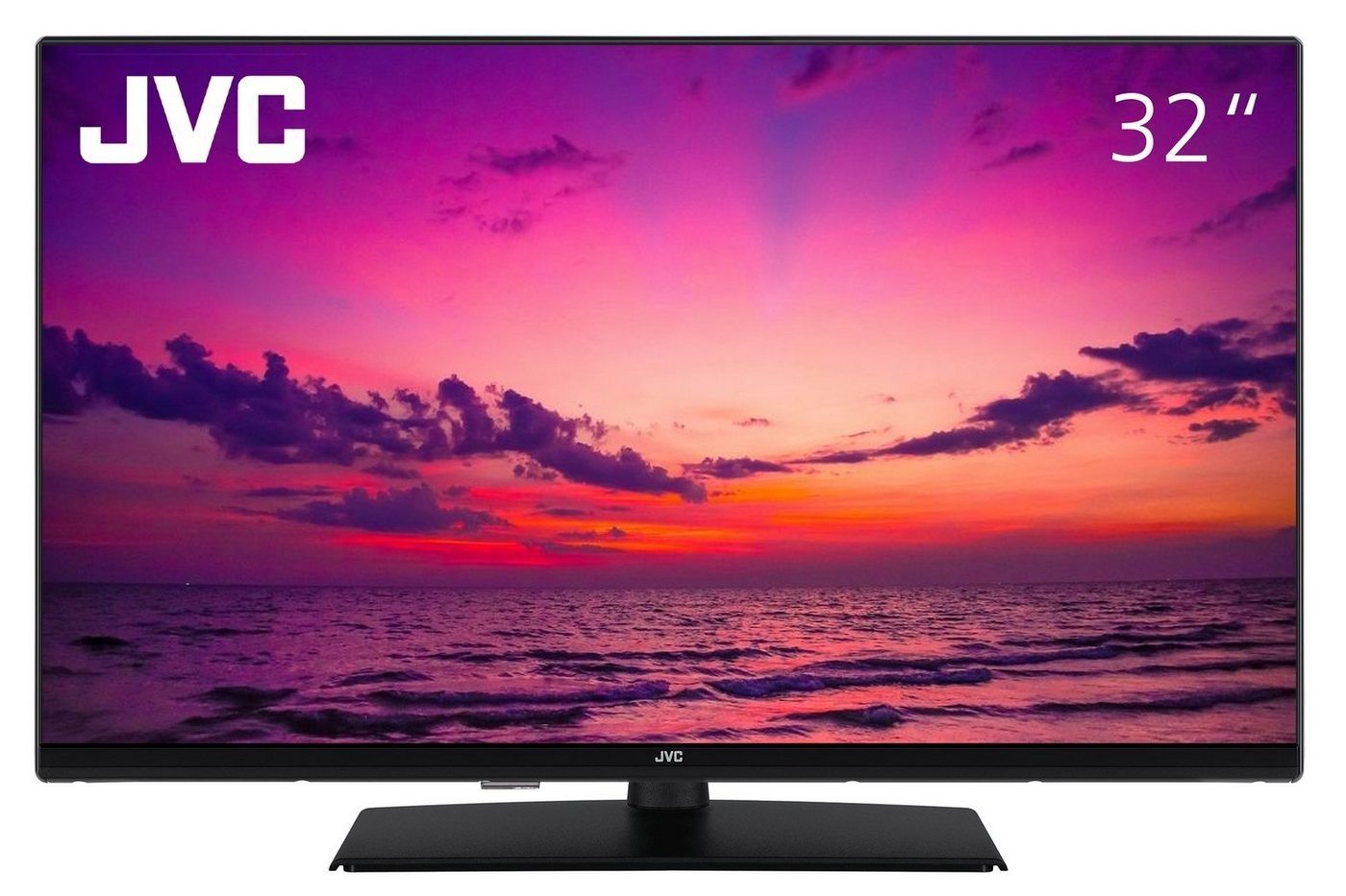 JVC LT-32VH4455 LCD-LED Fernseher (80 cm/32 Zoll, HD-ready, Triple-Tuner, USB-Mediaplayer) schwarz