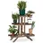 Relaxdays Blumentreppe 82,5 x 83 x 28,5 cm Dunkelbraun