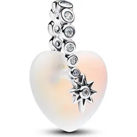 Pandora Sternschnuppe & Herz Silber 794143C01