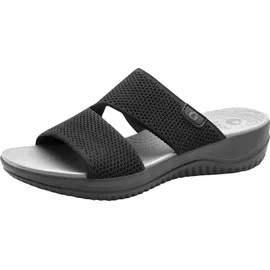 Jana Coshy Original – Die Hallux-freundliche Pantolette 8-27270-43 schwarz H-Weite