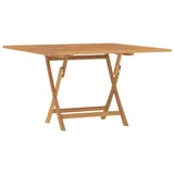 vidaXL Gartentisch Klappbar 110x110x75 cm Massivholz Teak