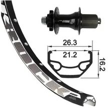XLC RW-A17 Hinterrad 27.5'