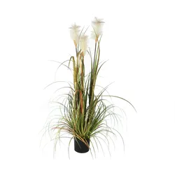 Mica Decorations Federgras Foxtail - Kunstpflanze - H 120 cm