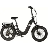 VENICE - I love Italy MBM Elektro-Kompaktfahrrad FAT BIKE N-VER F9.3 20 Zoll black