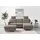 sit&more Ecksofa SIT & MORE "Farö L-Form", grau (taupe), B:234cm H:90cm T:168cm, Sofas, Ecksofa, inklusive Federkern, wahlweise mit Bettfunktion und Bettkasten