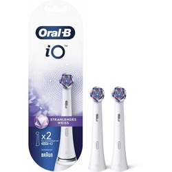 Oral B Aufsteckbürste »EB iO Radiant - Oral B Aufsteckbürsten - Ersatz - 2 Stück - weiß« weiß