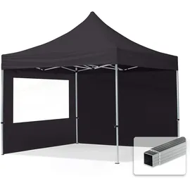 TOOLPORT Faltpavillon Economy 3 x 3 m inkl. 2 Seitenteile schwarz 59015