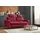 Home Affaire "Lolland", rot (bordeaux), B:183cm H:88cm T:88cm, Struktur imprägniert - feucht abwischbar (100% Polyester);Struktur Flausch (90% Polyester, 10% Polyamid);Luxus-Microfaser ALTARA NUBUCK (100% Polyester), Sofas, mit Federkern, auch mit