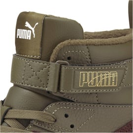 Puma RBD Game Winterized Mid-Top Sneaker gefüttert deep olive/dark chocolate/team gold 45