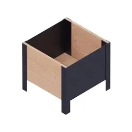 upyard ModernBox 36 x 36 x 32 cm Braun