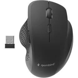Gembird MUSW-6B-02 - Maus - ergonomisch - optisch - 6 Tasten - kabellos - 2.4 GH