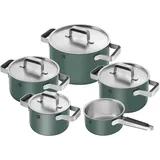 Zwilling Pure Topf-Set 5-tlg. 3 x Kochtopf (16 cm + 20 cm + 24 cm) + Bratentopf 20 cm + Stieltopf 16 cm