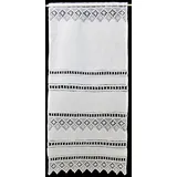 HOSSNER - ART OF HOME DECO Scheibengardine "Spitzingsee" Gr. 2, weiß, B:40cm H:90cm, Baumwolle, HOSSNER - ART OF HOME DECO, Gardinen
