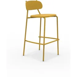 Fox Outdoor Barstuhl mit Rückenlehne curry CU