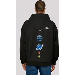 Kapuzenpullover F4NT4STIC "Big Bang Theory You Are Here", Herren, Gr. S, schwarz, Obermaterial: 100% Baumwolle, casual, oversize, Langarm, Pullover, Print