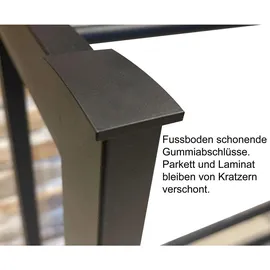 Quick Star Getränkekistenregal 104 x 30 x 90 cm Schwarz