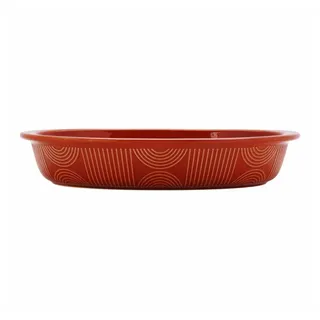 Maxwell & Williams Auflaufform Arc in Terrakotta – (L)31,5 x 21,5 x (H)6,5 cm