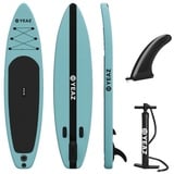 YEAZ Inflatable SUP-Board BAIA - EXOTRACE - sup board, Inflatable SUP Board, (Set), inkl. Zubehör wie Finne und Handpumpe blau