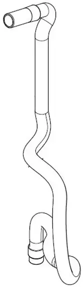 Saugschlauch Fimap 443130 L 1855, C-D für Fimap MMg für Rohrdurchmesser D=38 mm