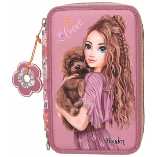 DEPESCHE TOPModel 3-Fach Federtasche FLORAL