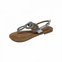 LAZAMANI Sandalen in Silber | Gr.: 38