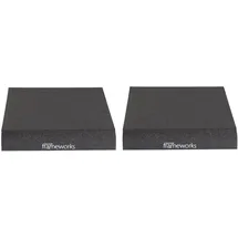 Gator Frameworks Akustikschaum-Isolationspads für mittlere Studiomonitore, passend für die meisten Lautsprecherständer, Schreibtische und Bücherregale; 2er-Pack (GFW-ISOPAD-MD)